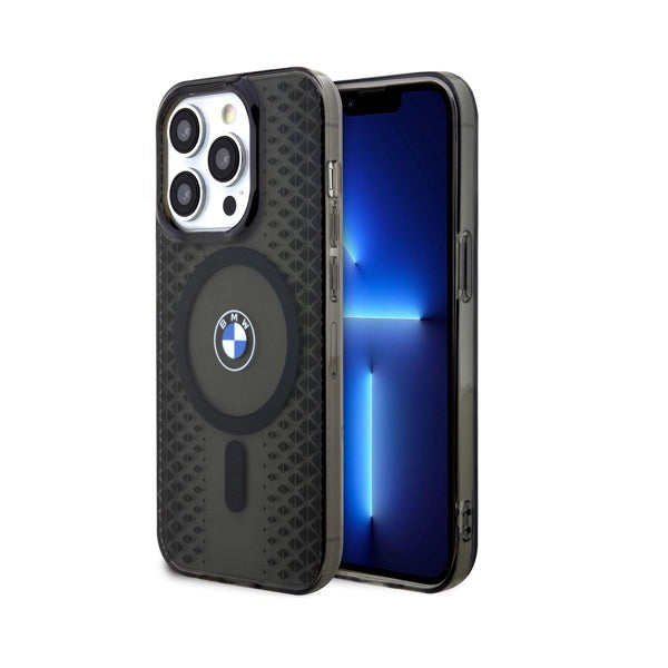 CARATULA BMW TIRE TRACK MAGSAFE IPHONE 15 PRO MAX NEGRA