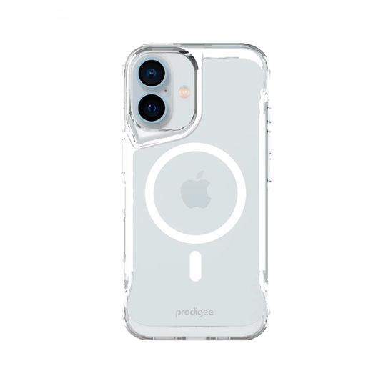 CARATULA SUPER HERO + MAG IPHONE 16 CLEAR PRODIGEE