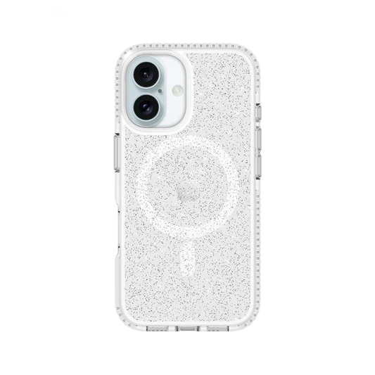 CARATULA SUPERSTAR + MAG IPHONE 16 TRANSPARENTE PRODIGEE