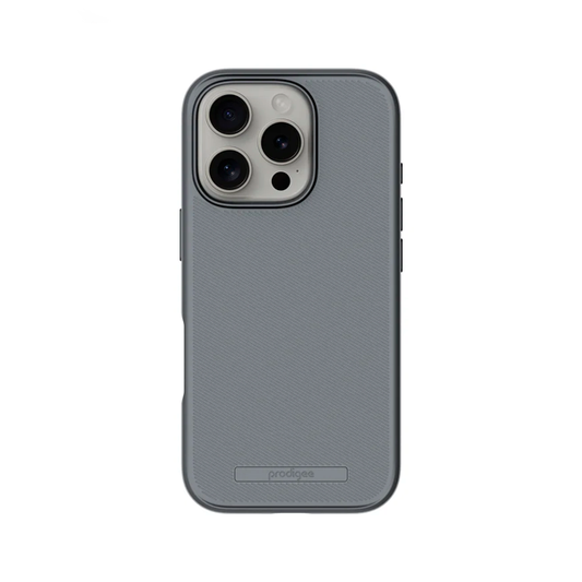 CARATULA SOLID + MAG IPHONE 16 PRO MAX PEWTER/GRIS PRODIGEE