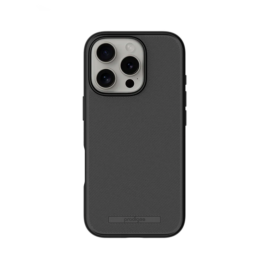 CARATULA SOLID + MAG IPHONE 16 PRO NEGRA PRODIGEE