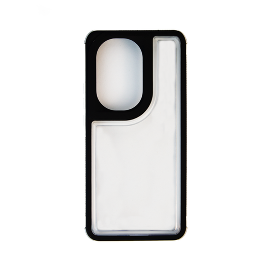 CARATULA BUMPER OPPO RENO 11 TRANSPARENTE/NEGRO