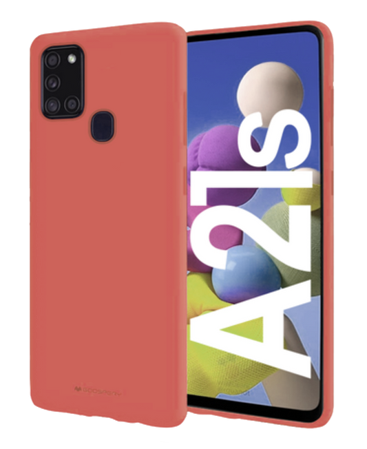 CARATULA JELLY SOFT SAMSUNG A21s ROSA