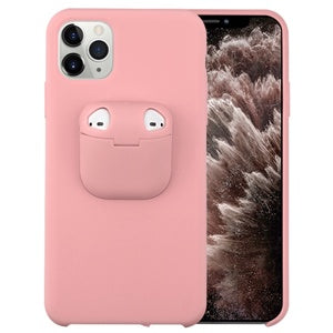 CARATULA IPHONE 11 C/ ESTUCHE AIRPODS ROSA (6697064595664)
