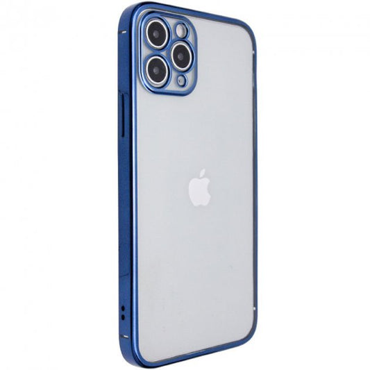 CARATULA TPU PLATING IPHONE 11 PRO MAX AZUL