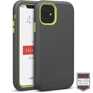 ESTUCHE RAPTURE ELITE IPHONE 11 GRIS MATTE/VERDE 81-0024005 (6697039691984)