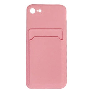 CARATULA TPU TARJETERO IPHONE 7/8/SE2 ROSA (6697246130384)