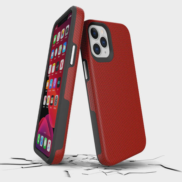CARATULA ROCKEE IPHONE 13/12 PRO MAX ROJA PRODIGEE