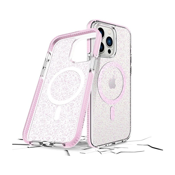 CARATULA SUPERSTAR + MAG IPHONE 14 PRO MAX ROSE PRODIGEE