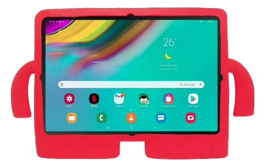 FUNDA HULE UNIVERSAL MANITAS PARA TABLET DE 8 IN ROJA