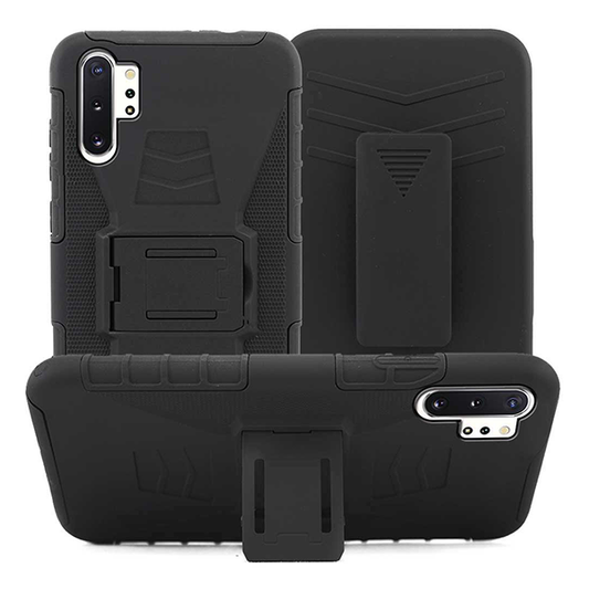 DUAL HOLSTER USO RUDO SAMSUNG NOTE 10 PLUS