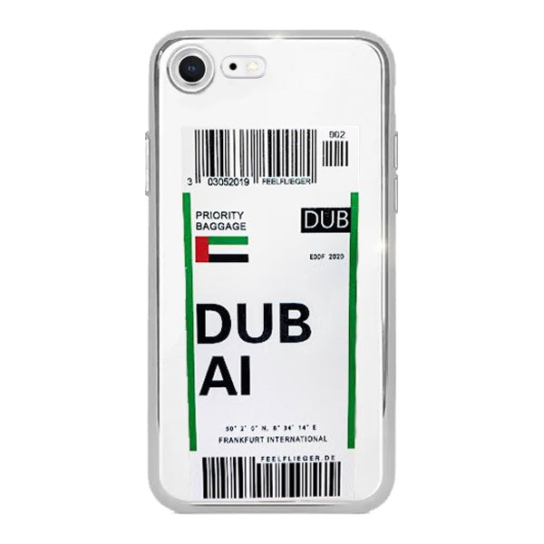CARATULA TPU AEROPUERTO DUBAI IPHONE 7/8/SE2/SE3 TRANSPARENTE