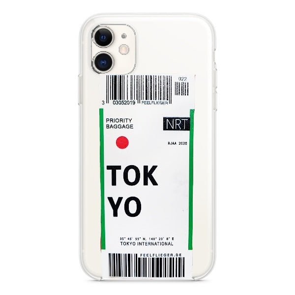 CARATULA TPU AEROPUERTO TOKYO IPHONE 13 TRANSPARENTE