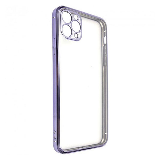 CARATULA TPU PLATING IPHONE 11 PRO MAX MORADO