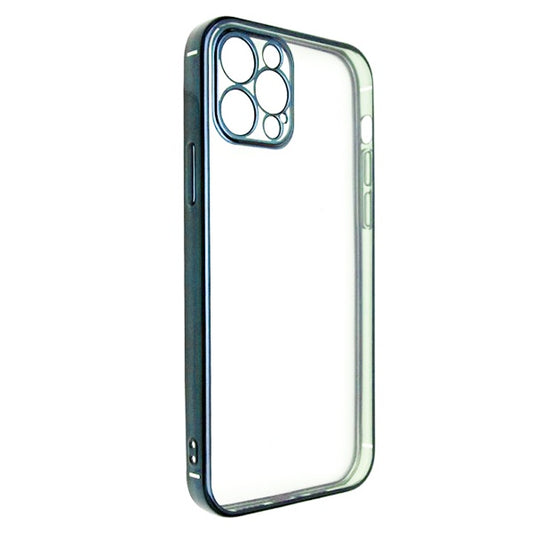 CARATULA TPU PLATING IPHONE 12 PRO MAX AZUL