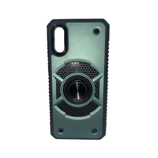 CARATULA ROBOT CON ANILLO SAMSUNG A02 VERDE