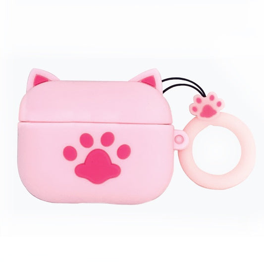 FUNDA SILICON AIRPODS PRO HUELLITA ROSA