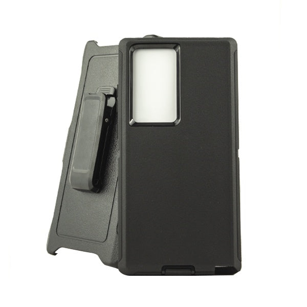 ESTUCHE TIPO DEFENDER SAMSUNG S23 ULTRA NEGRO CON CLIP