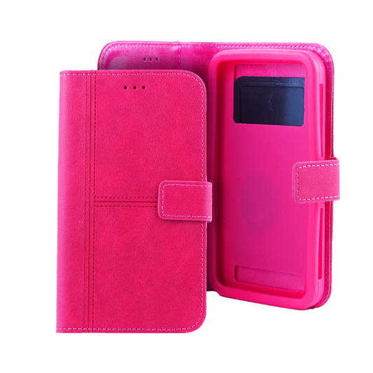 FUNDA FLIP FORTE UNIVERSAL 6.0 IN ROSA