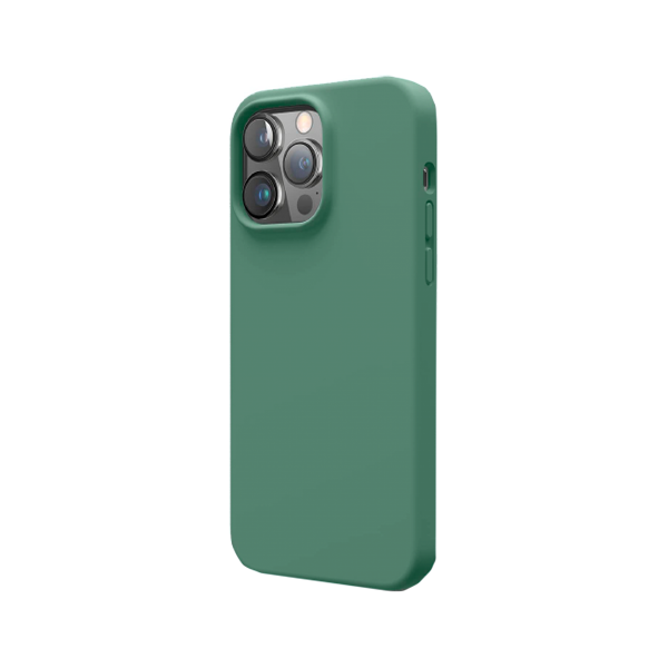 CARATULA SILICON TIPO ORIGINAL S/LOGO IPHONE 14 PRO MAX VERDE OLIVO