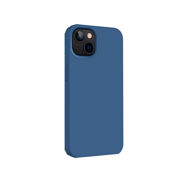 CARATULA SILICON TIPO ORIGINAL S/LOGO IPHONE 15/14 PLUS AZUL REY
