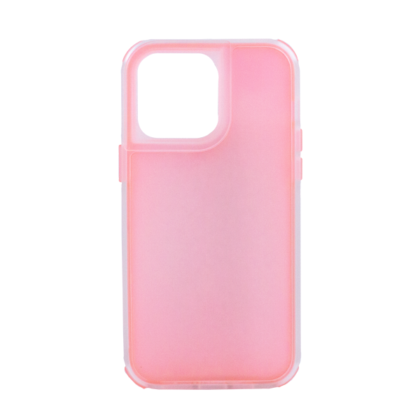 CARATULA 2 EN 1 COLOR CASE IPHONE 14 PRO MAX ROSA