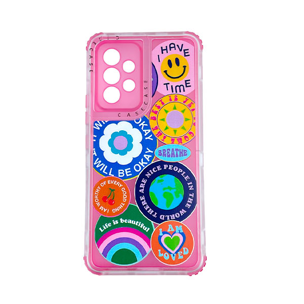 ESTUCHE 3 EN 1 SAMSUNG A53 5G DISENO I HAVE ROSA