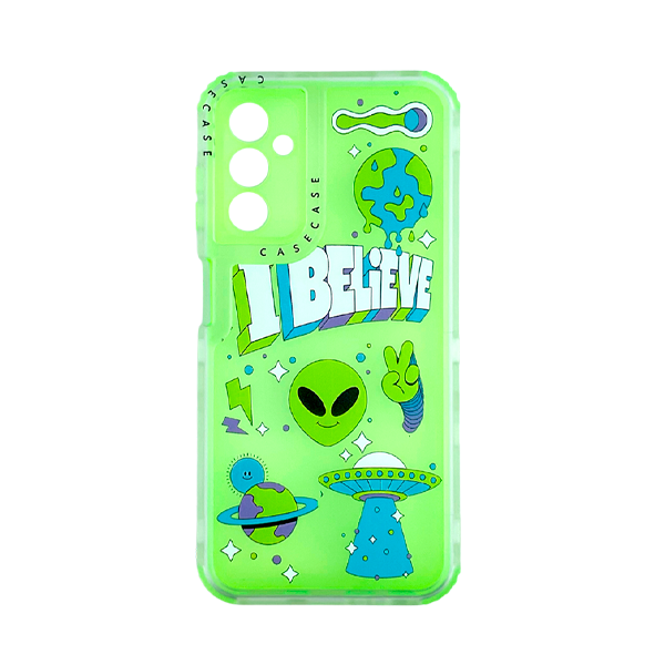ESTUCHE 3 EN 1 SAMSUNG A14 5G DISENO I BELIEVE VERDE