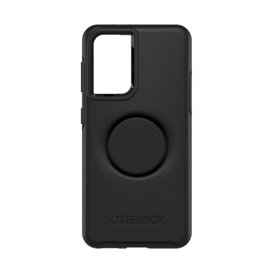 CARATULA ORIGINAL SAMSUNG S21 PLUS NEGRA SYMMETRY OTTER-POP