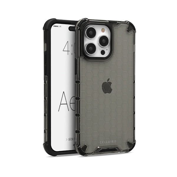 CARATULA HONEYCOMB IPHONE 14 PRO MAX HUMO 33-0352001
