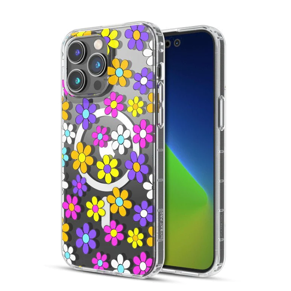 CARATULA MOOD MAGSAFE IPHONE 14 PRO MAX MULTI COLOR DAISY MYBAT PRO