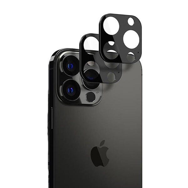 PROTECTOR CAMARA CRISTAL TEMPLADO IPHONE 13 PRO MAX NEGRO