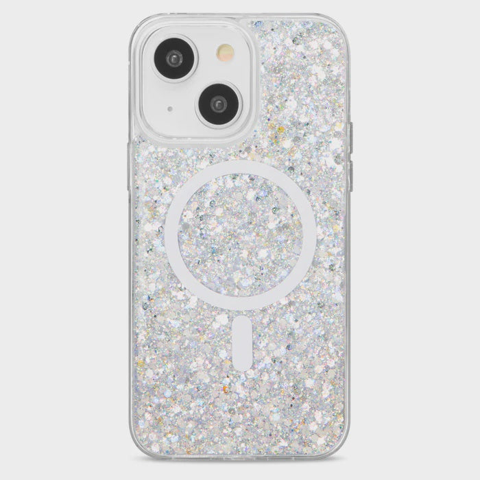 CARATULA SHOWCASE SLIM GLAM MAGSAFE IPHONE 15/14/13 PLATA 40-0077003R