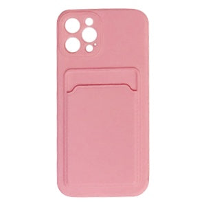 CARATULA TPU TARJETERO IPHONE 12 PRO ROSA (6697229320400)