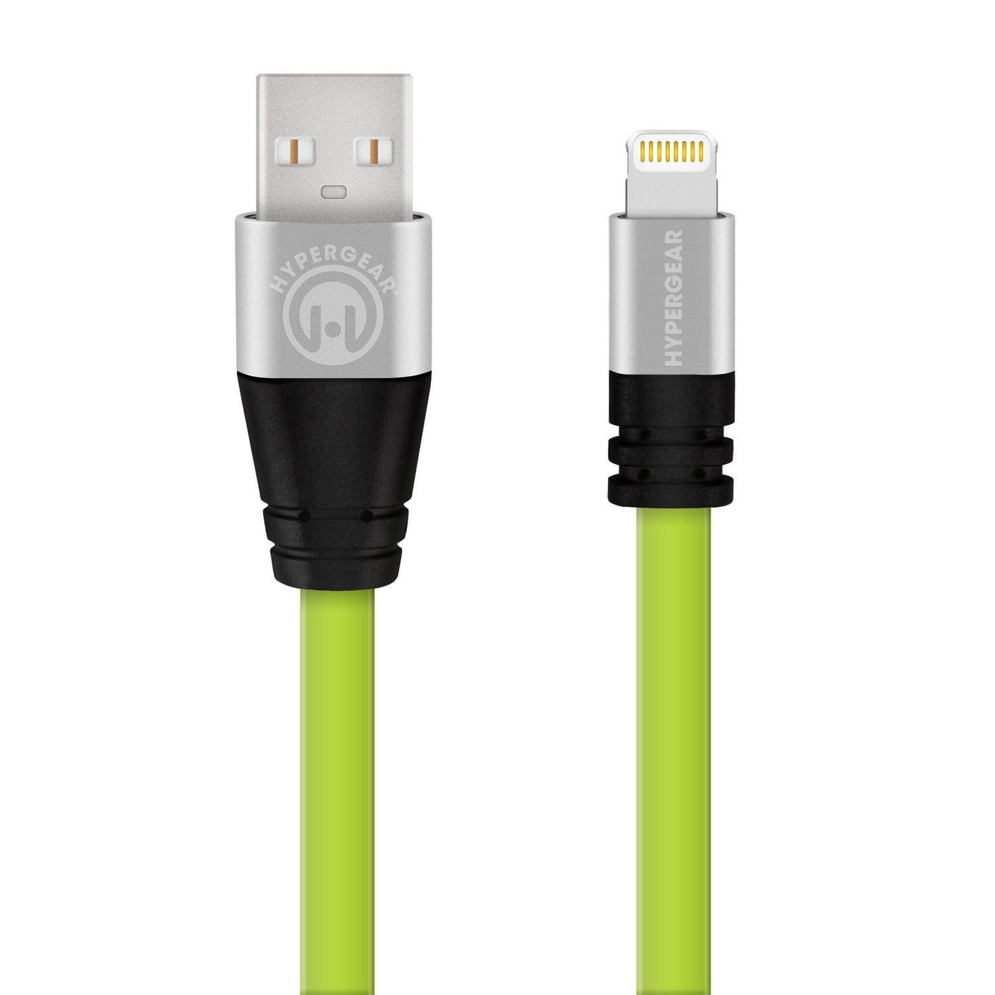 CABLE USB FLAT LIGHTNING VERDE 1.8 MTS HYPERGEAR (6697102508240)