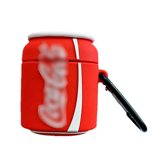FUNDA SILICON AIRPODS COCACOLA