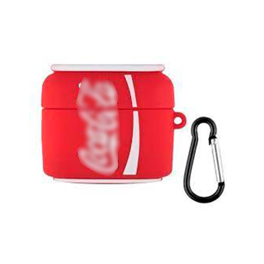 FUNDA SILICON AIRPODS PRO COCACOLA