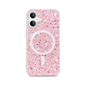 CARATULA SHOWCASE SLIM GLAM MAGSAFE IPHONE 16 ROSA 40-0100004R