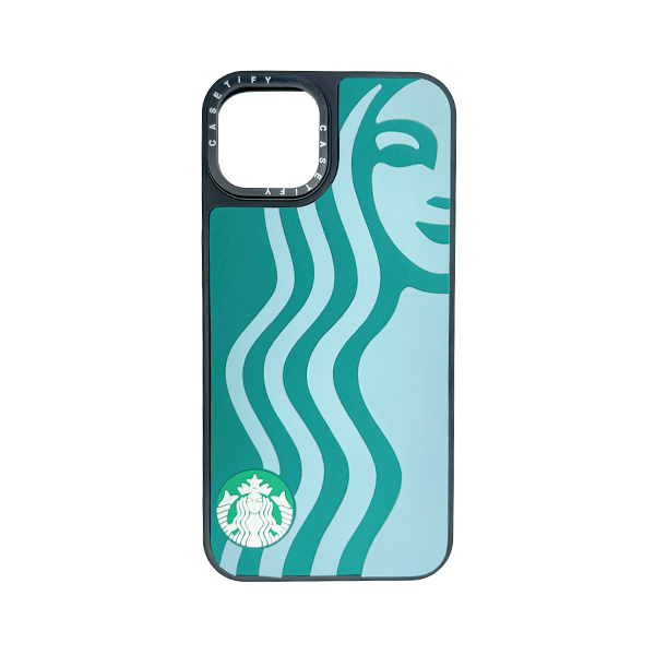 CARATULA MARCAS 3D STARBUCKS IPHONE 15/14/13