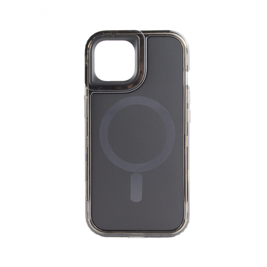 CARATULA 2 EN 1 COLOR CASE MAGSAFE IPHONE 15/14/13 NEGRA