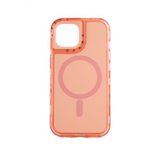 CARATULA 2 EN 1 COLOR CASE MAGSAFE IPHONE 15/14/13 ROSA