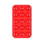 VENTOSA DE SILICON P/CELULAR ROJA