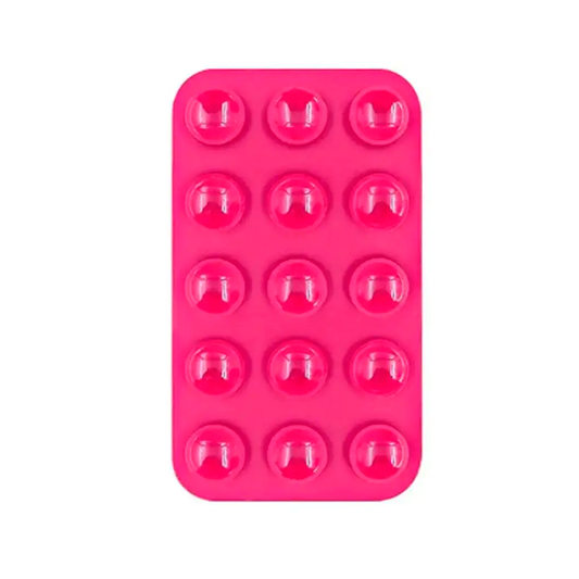 VENTOSA DE SILICON P/CELULAR ROSA