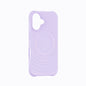 CARATULA SILICON RIPPLE MAGSAFE IPHONE 16 LILA