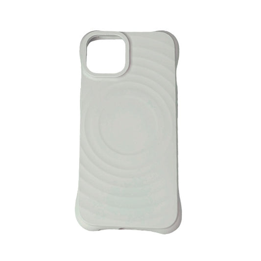 CARATULA SILICON RIPPLE MAGSAFE IPHONE 16 PRO GRIS TITANIO