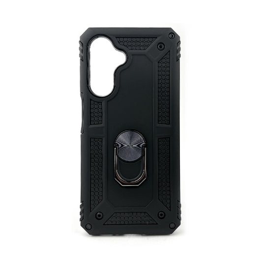 CARATULA ROBOT CON ANILLO SAMSUNG A26 NEGRA