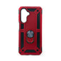 CARATULA ROBOT CON ANILLO SAMSUNG A26 ROJO