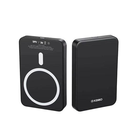 CARGADOR PORTATIL POWER BANK C/MAGSAFE 5000 mAh NEGRO KBOD