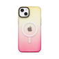 CARATULA SHOWCASE SLIM OMBRE MAGSAFE IPHONE 15/14/13 AMARILLA/ROSA 89-0190004R