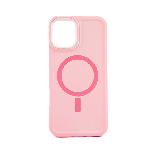 CARATULA MAGNETIC IPHONE 16 PLUS ROSA